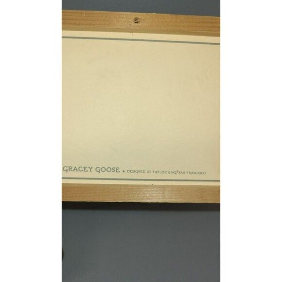 Vtg Gracey Goose by Win Ng of Taylor & Ng Tile Wood Trivet 1982 San Francisco - Picture 3 of 3